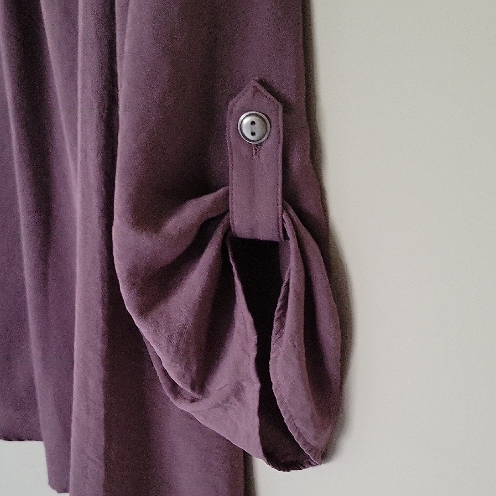 Women's Purple Blouse - Picture 6 of 7